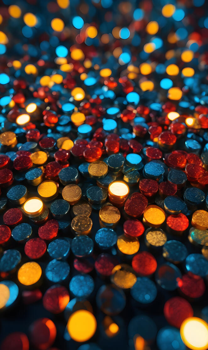 a close up of a pile of candy