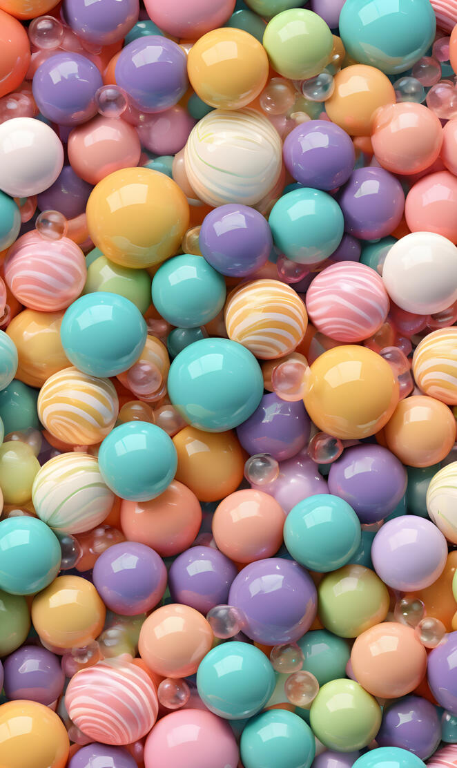 a pile of colorful jelly beans
