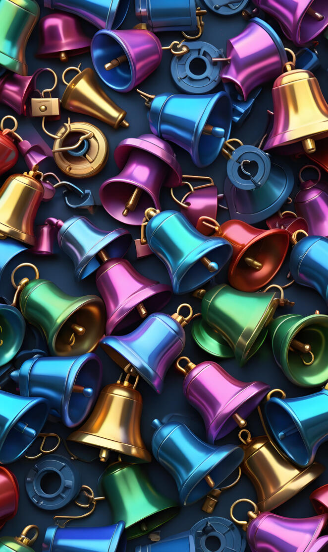 a pile of different colored bullets