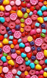 a pile of colorful jelly beans