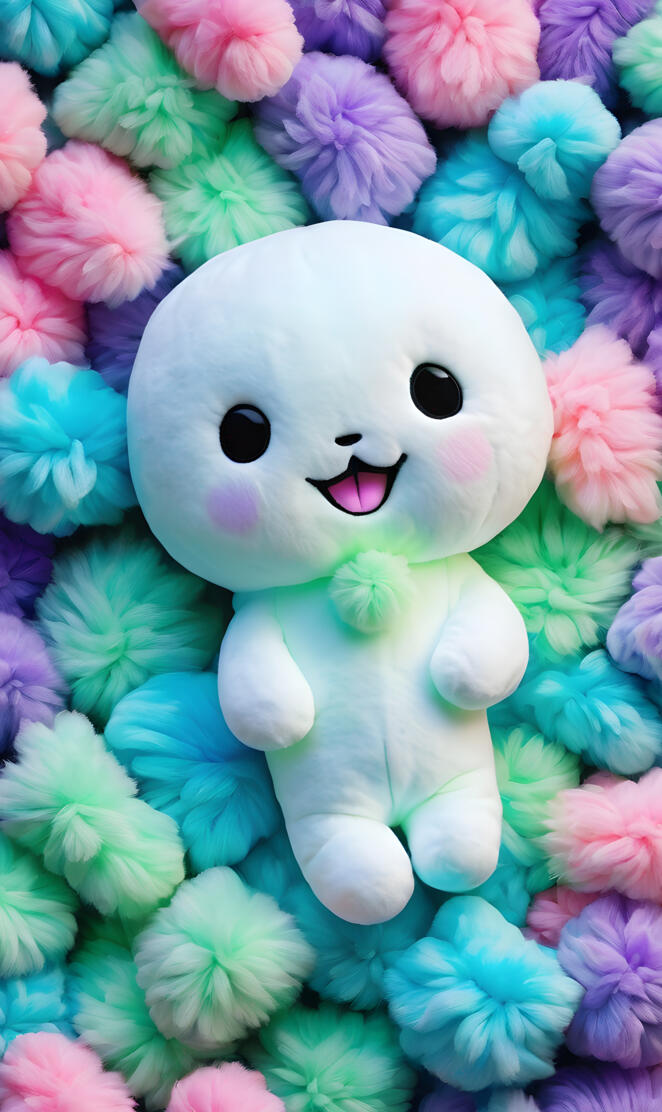 a pile of colorful stuffed animals