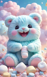 a cat in a pile of stuffed animals