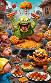 Lunchtime monster bash