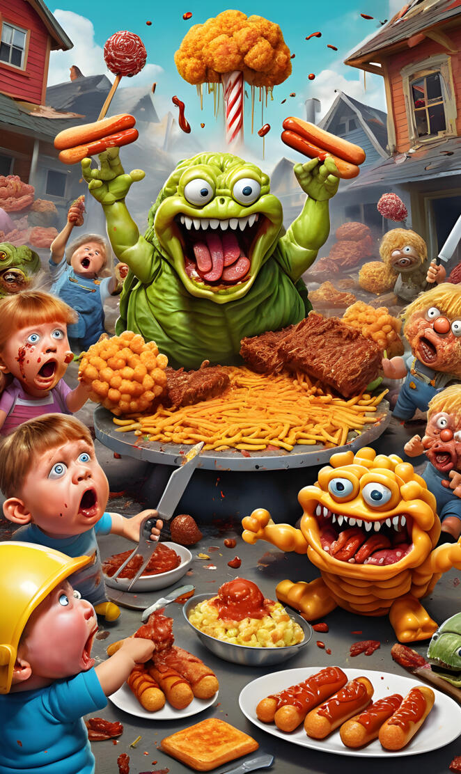 Lunchtime monster bash