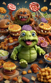 Lunchtime monster bash