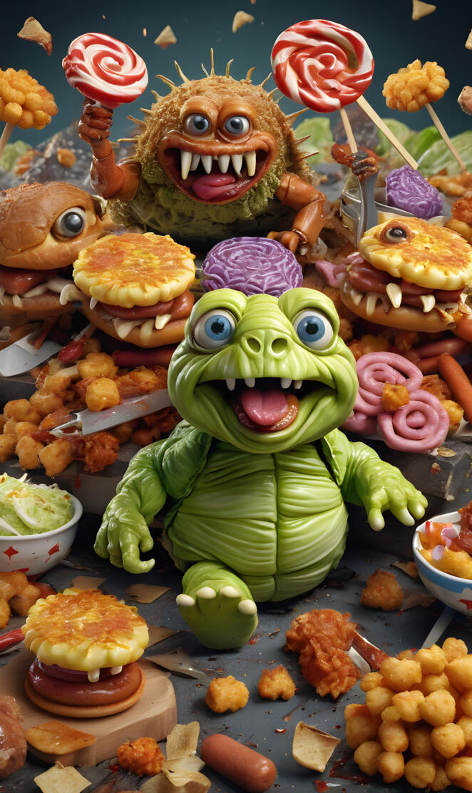 Lunchtime monster bash