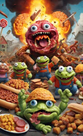 Lunchtime monster bash