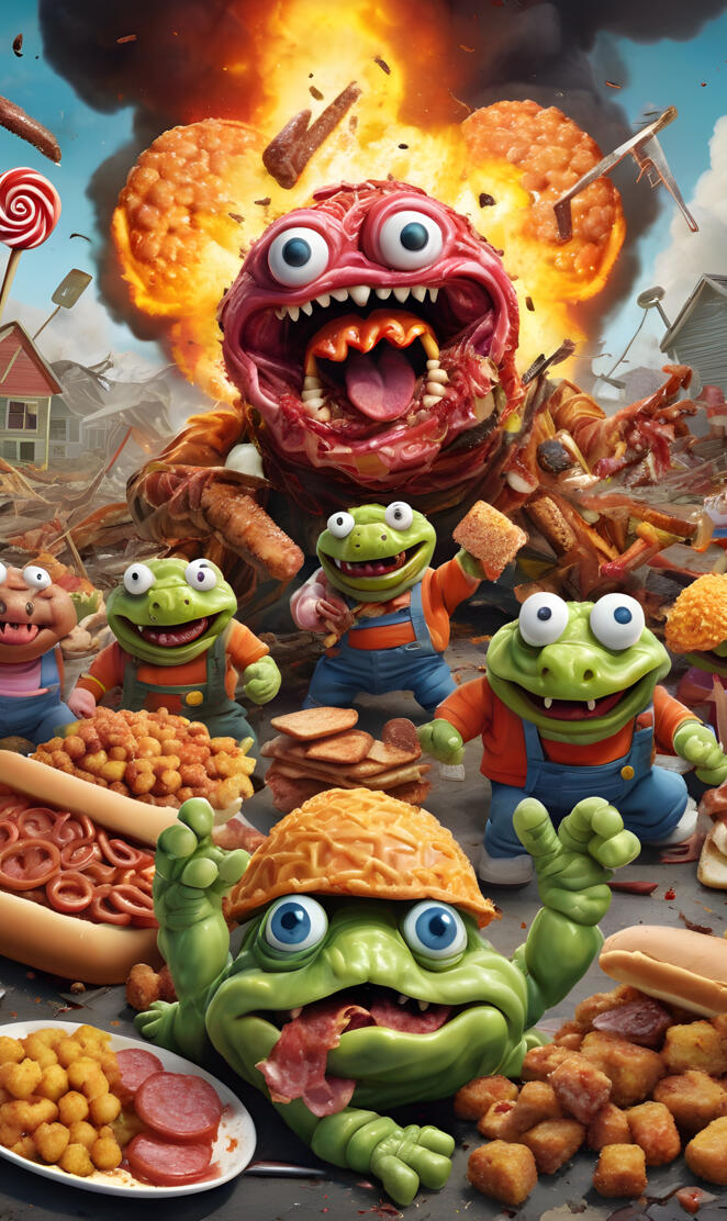 Lunchtime monster bash