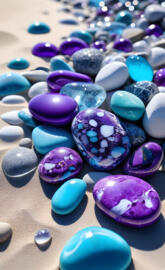Abstract Beach Stones