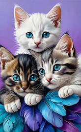 3 kittens