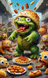 Lunchtime monster bash