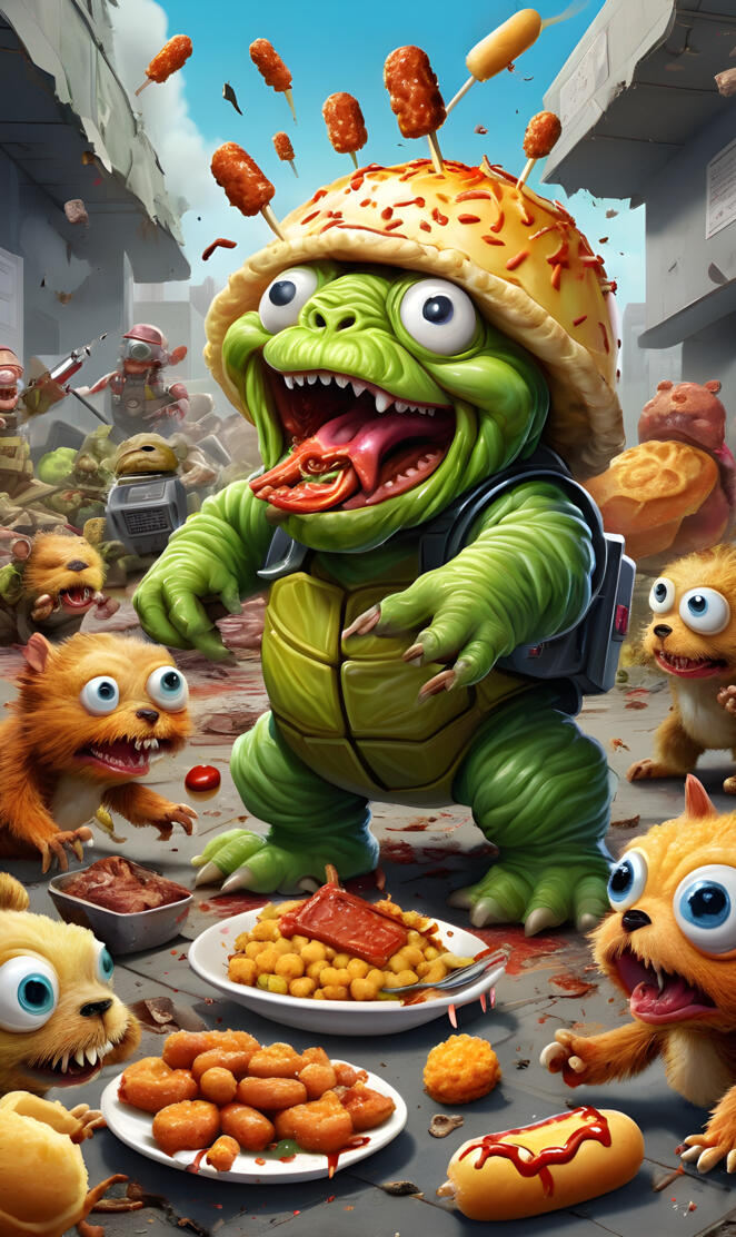 Lunchtime monster bash