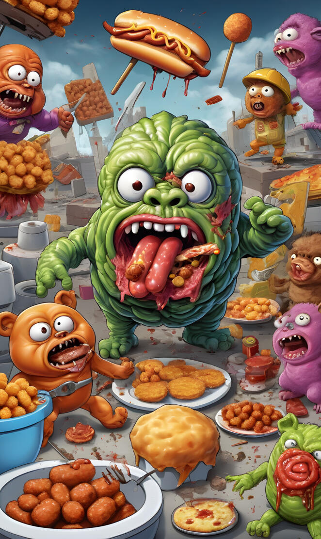 Lunchtime monster bash