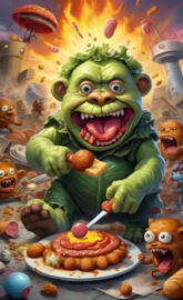 Lunchtime monster bash