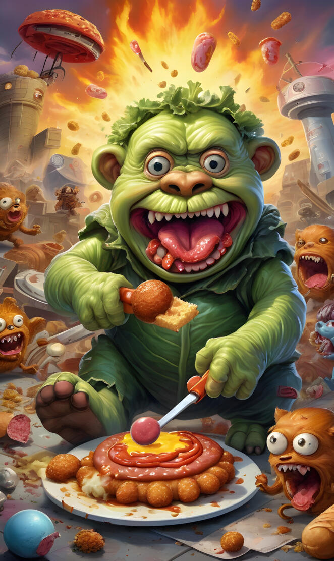 Lunchtime monster bash