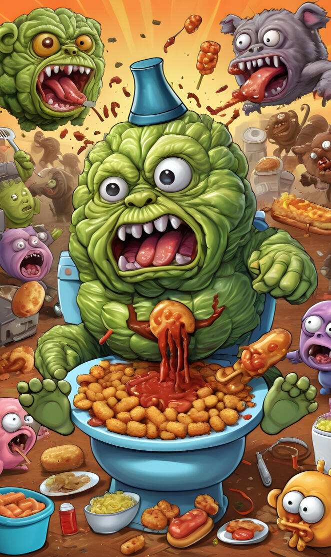 Lunchtime monster bash