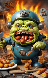 Lunchtime monster bash