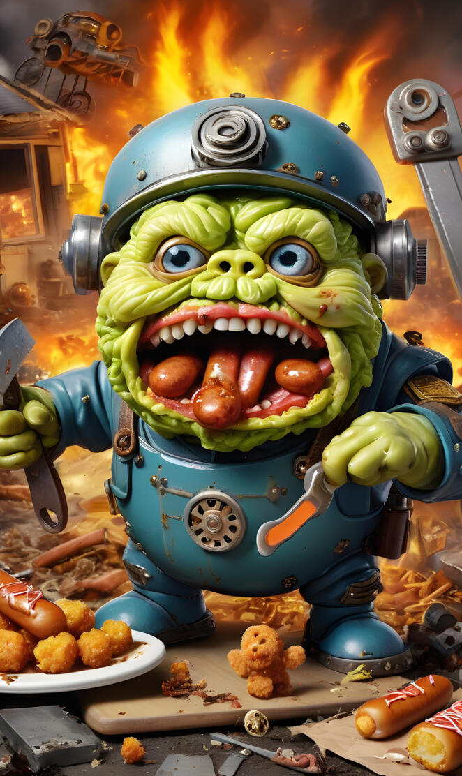 Lunchtime monster bash