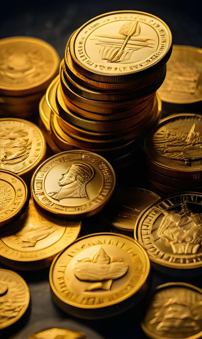 gold coins