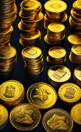 gold coins