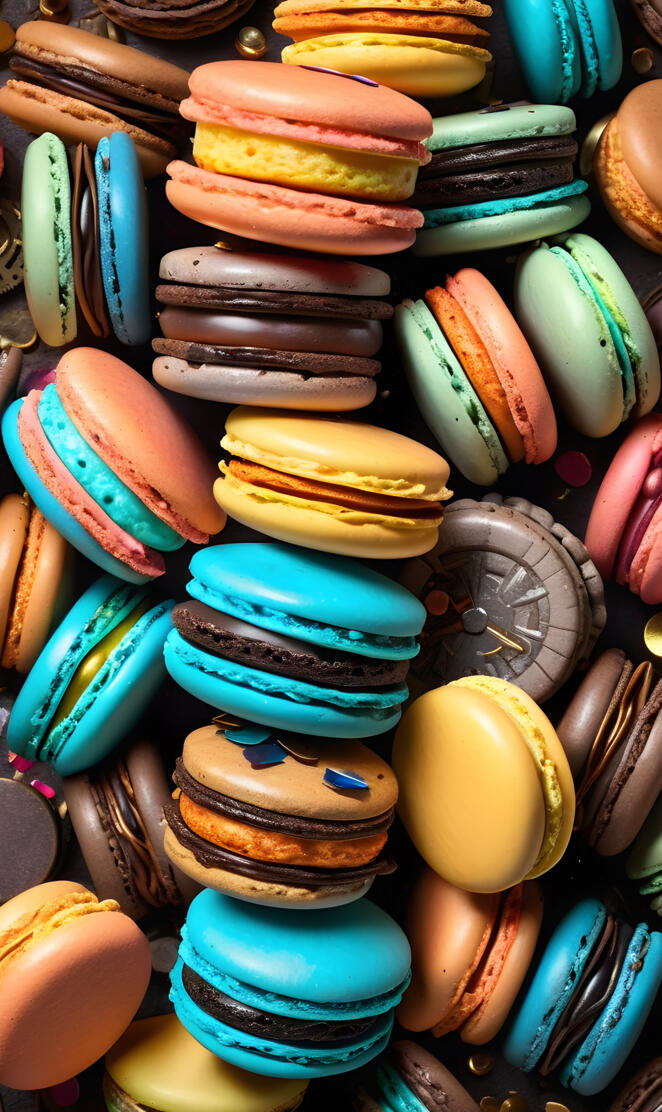 Steam punk macaroons