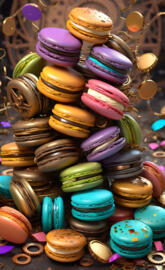 Steam punk macaroons