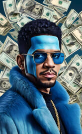 Drizzy Drake with a lot of money on his head