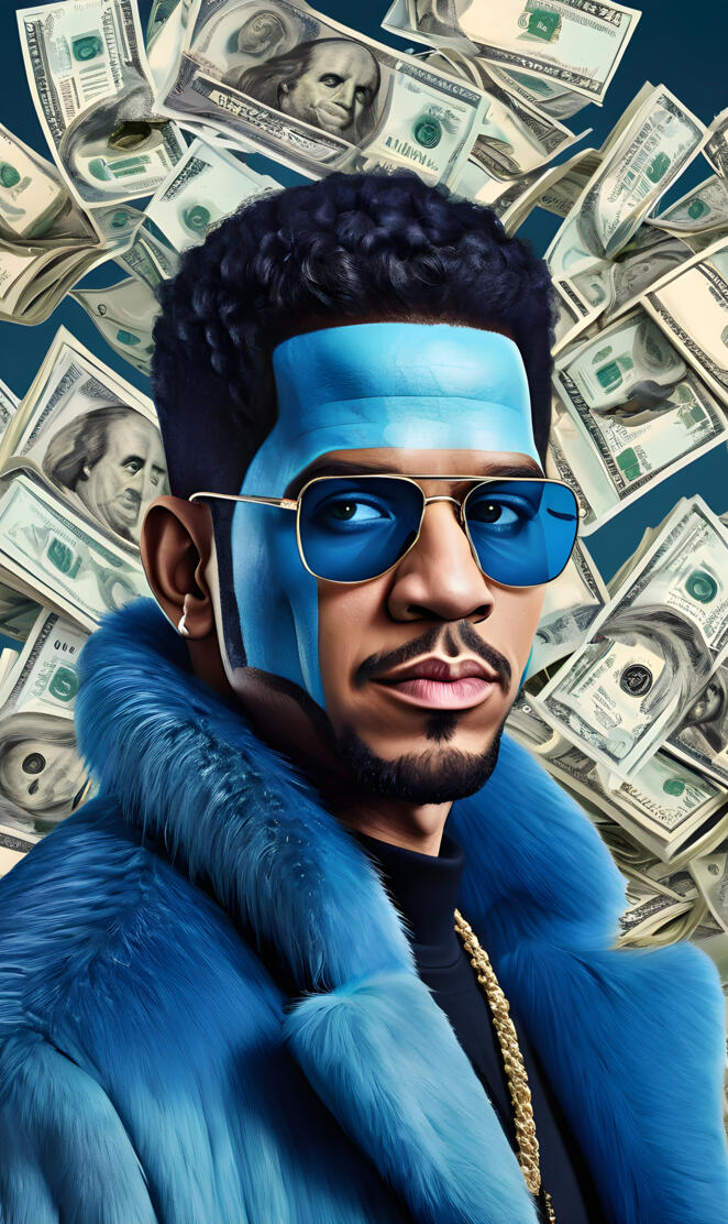 Drizzy Drake with a lot of money on his head