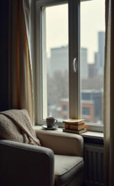 Cozy Morning: Window Reading Corner