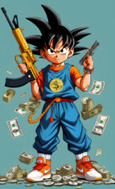 money gang kid goku