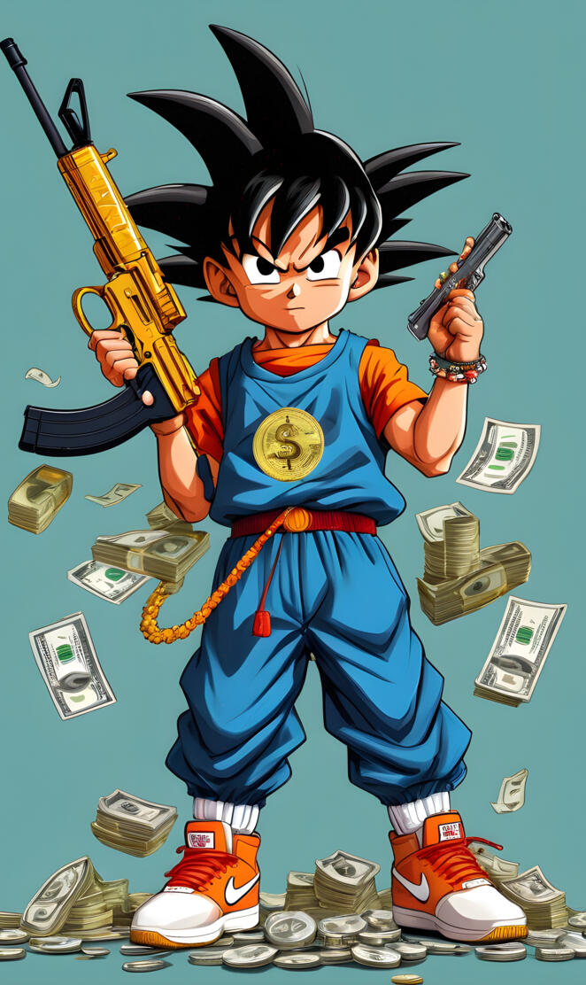 money gang kid goku