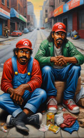 mario bros hard af