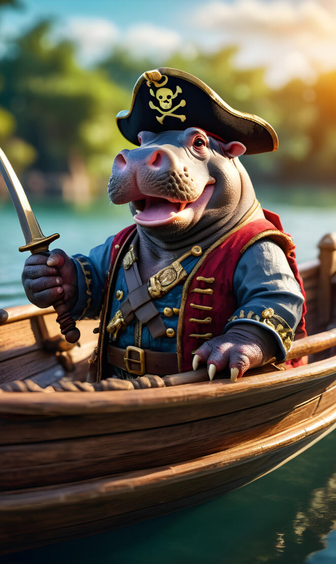 Pirate Hippo