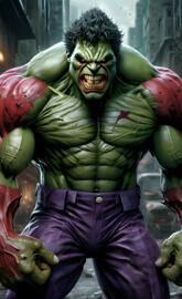 Hulk Nephilim fusion double rows of teeth