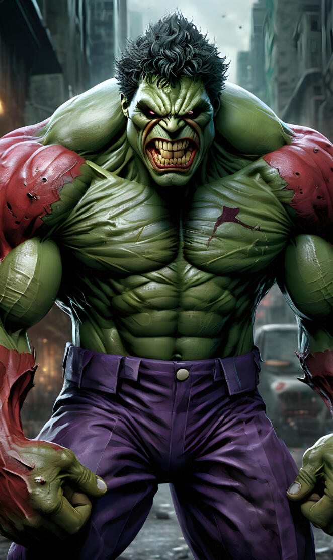 Hulk Nephilim fusion double rows of teeth
