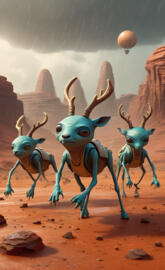 a group of toy animals