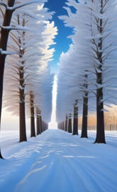 this is a clear photo of heavy snow, endless snow,