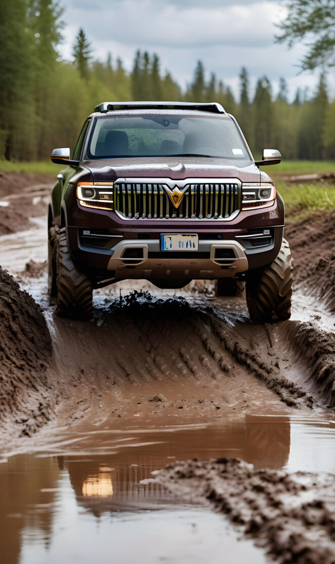 Rivian mud bog
