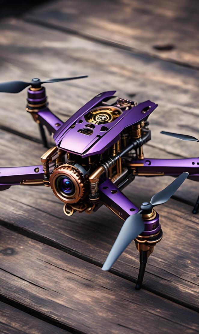 Steampunk Miji 4K Drone