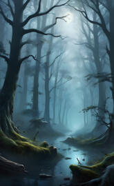 foggy forest