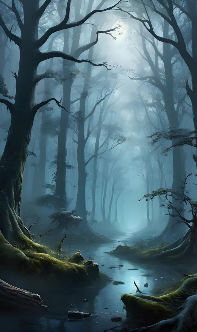 foggy forest
