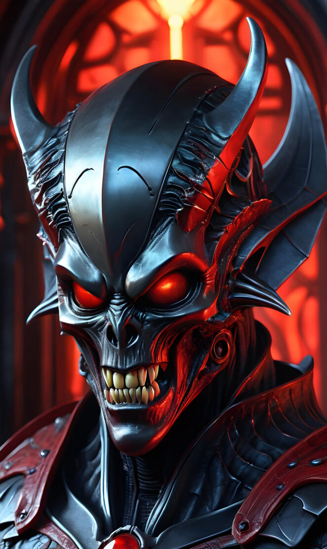 Alien Dracula (primal helm)