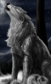 Howling Wolf Art