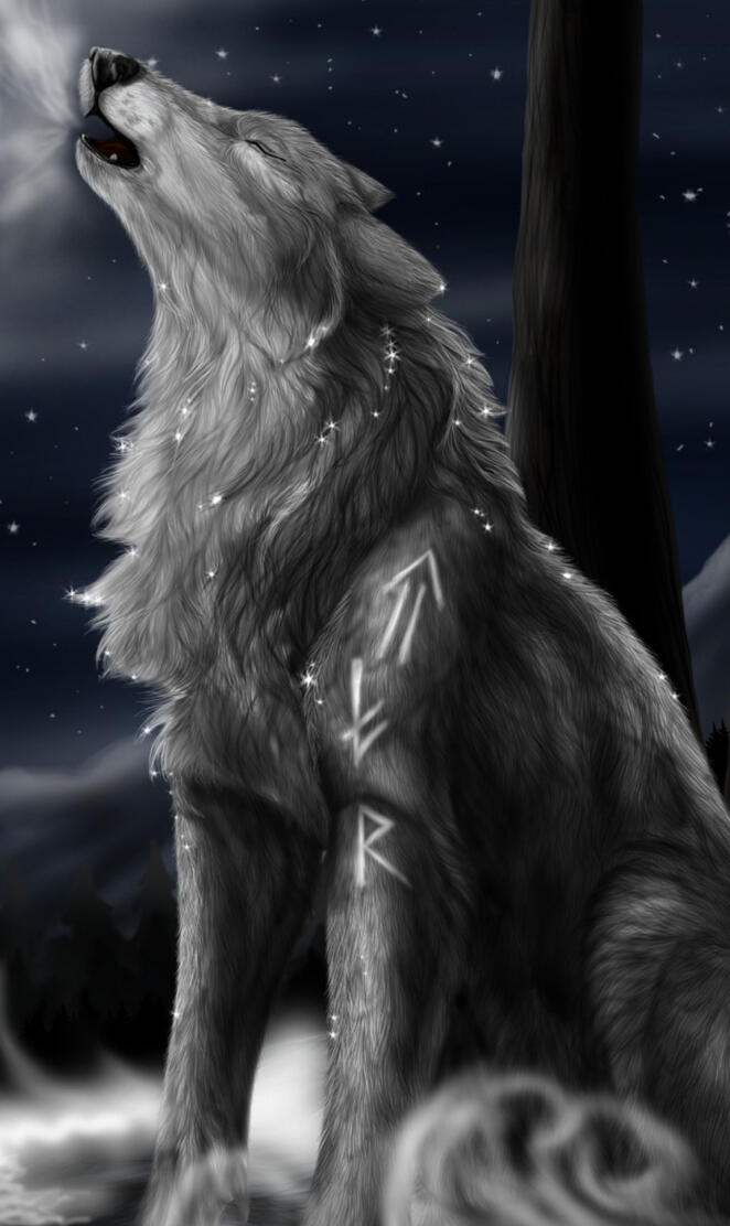 Howling Wolf Art