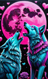 a group of blue animals