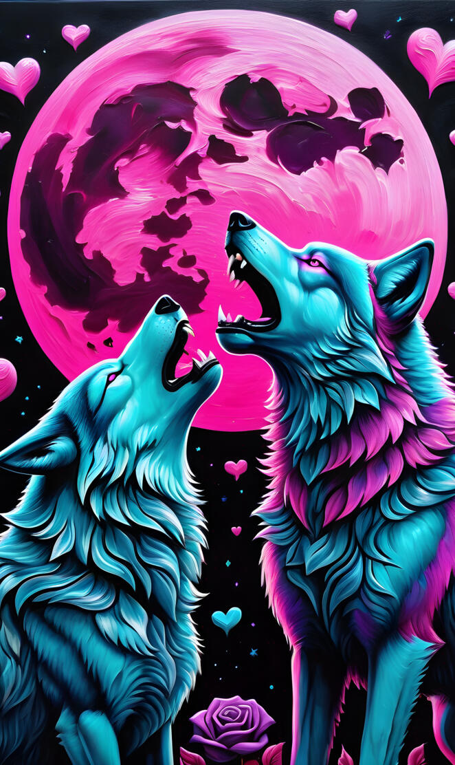 a group of blue animals