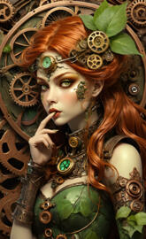 poison ivy steampunk style