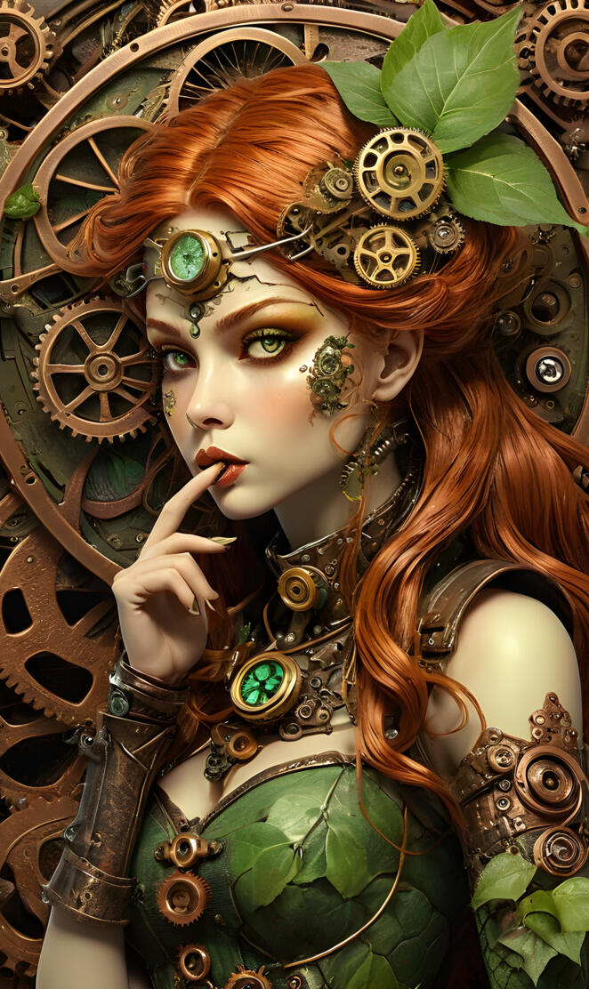 poison ivy steampunk style