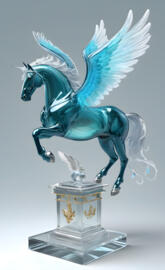 Blow Glass Pegasus