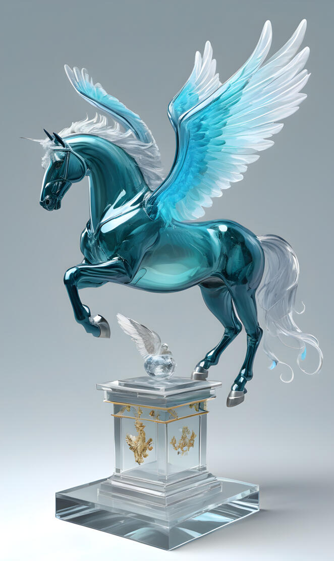 Blow Glass Pegasus